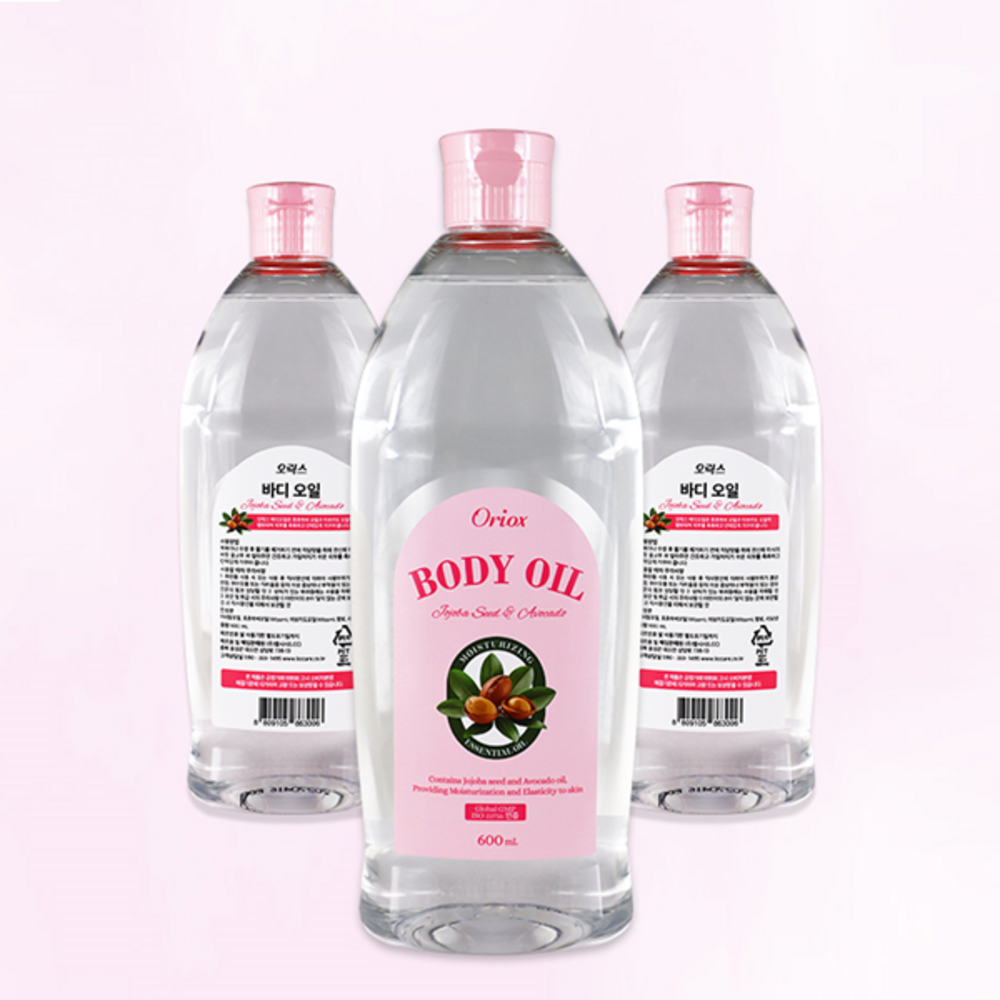 Oriox — Körper- und Massageöl mit Jojobaöl, 600 ml