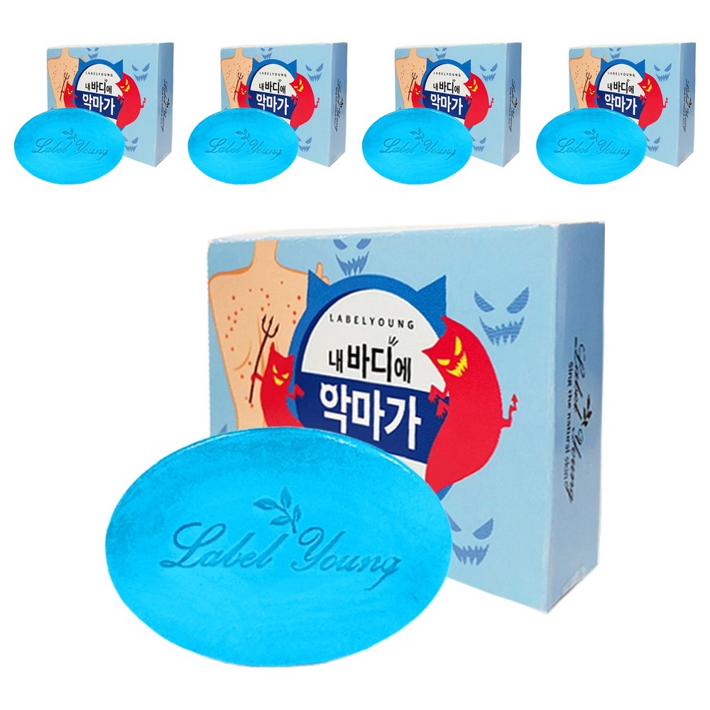 Seife Label Young — Produkt und Verpackung