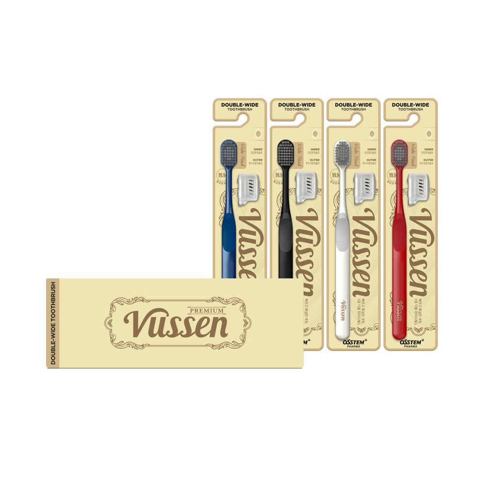 OSSTEM VUSSEN — Geschenkset mit Zahnpasta und Zahnbürste, 120 ml