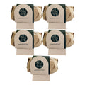 Cheonbinusop Jeongango bath soap in five brown paper packages with cream labels and dark green bands