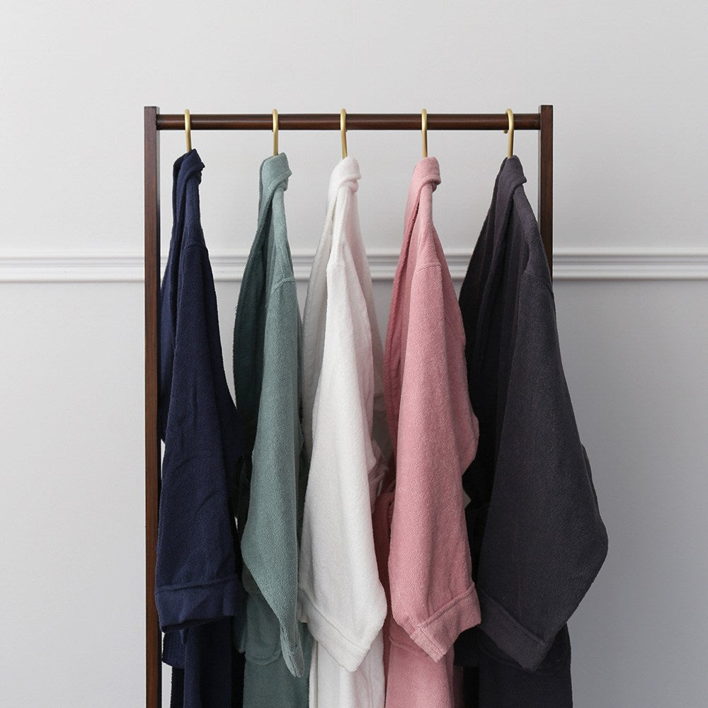 Songwol — Premium-Bademantel in Elfenbein, M