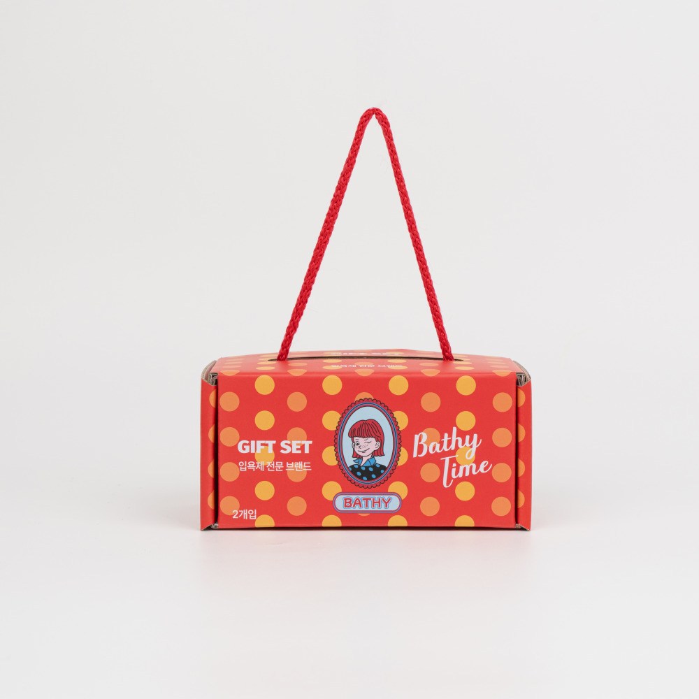 Baessi Sweet Duo — Geschenkset mit 2 schäumenden Badebomben, 280 g