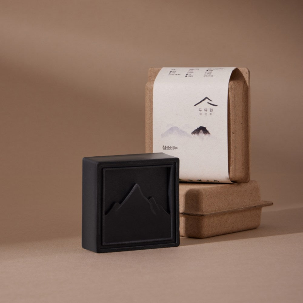 Dooryuheon Jirisan — Kohleseifen, 4 × 80 g