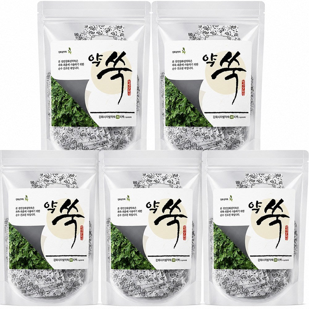 Jusen Ganghwa Sajabal Mugwort Sitz Bath Bags, 1.5 g, 30 Count