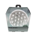 Fillimilli shampoo brush with white pointed bristles inside a clear box, viewed from the front