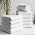 Towelist Forte — Serviettes d’hôtel blanches, coton peigné titre 40, 10 × 200 g