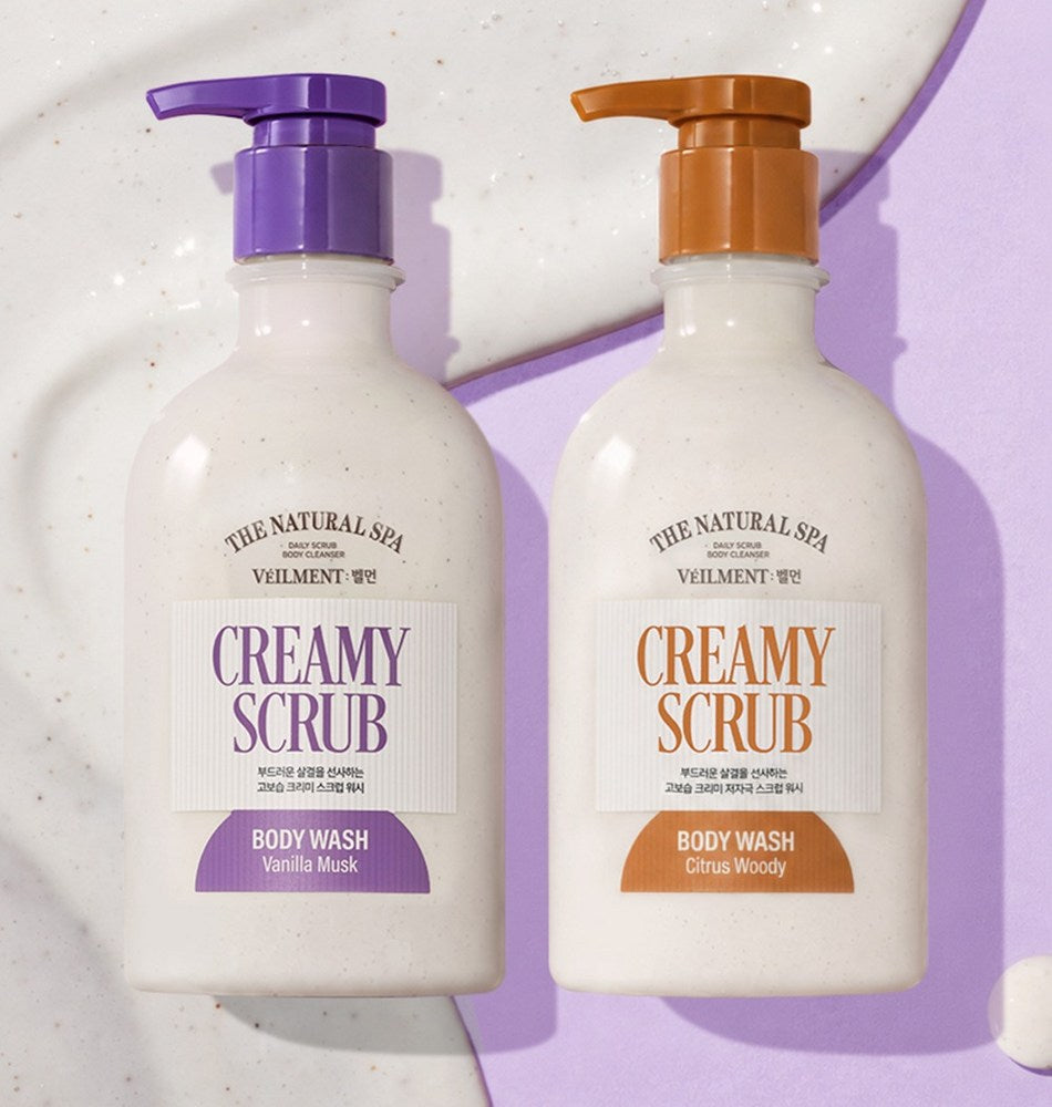 Gel douche gommant Veilment Natural Spa — aperçu de la gamme