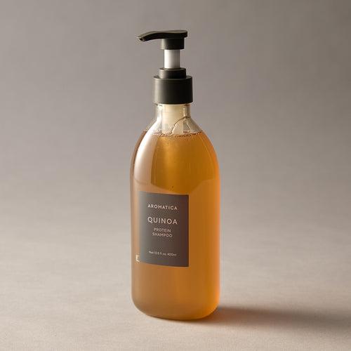 Aromatica Quinoa Protein — Shampoo für trockene Kopfhaut, 400 ml