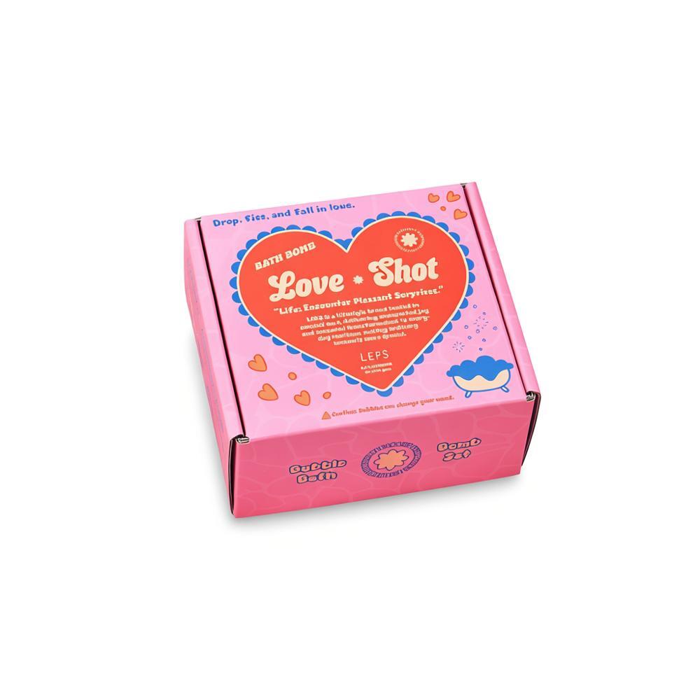Badebombe Labsbalm Love Shot — Produkt und Verpackung