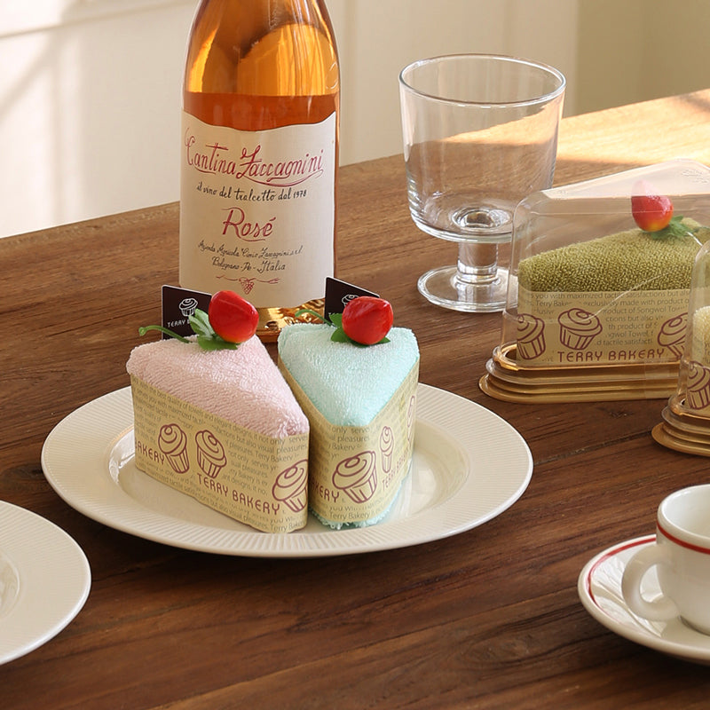Serviettes Songwol Triangle Cake — produit et conditionnement