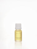 Aromatica Cedarwood essential oil in a yellow-toned bottle with a white ribbed cap and a reflection beneath it