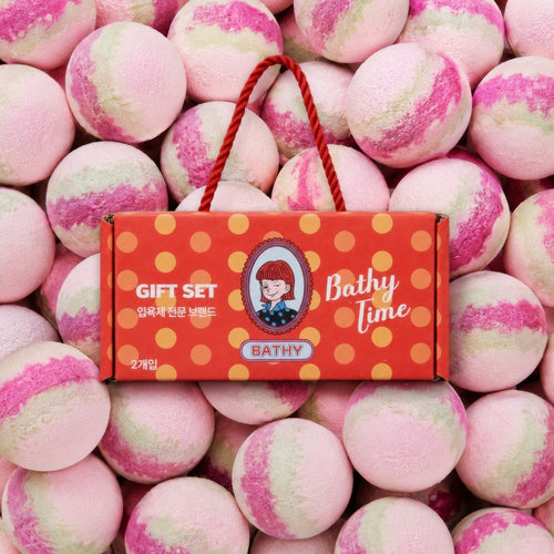 Baessi Sweet Duo Foaming Bath Bomb Gift Set, 2 Pieces, 280g