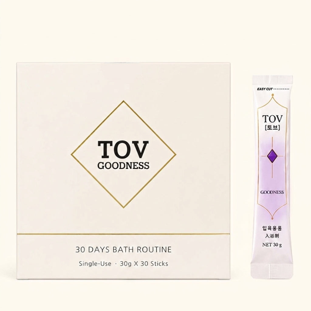TOV Goodness — Bade- und Fußbadsticks Lavendel, 2 Schachteln, 60 × 30 g