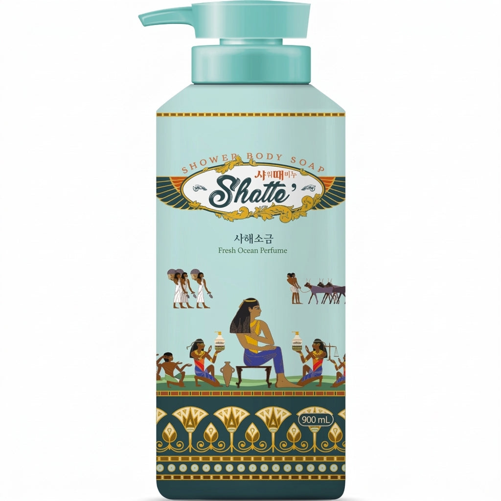 Shower Scrub Soap — Duschgel mit Totem-Meer-Salz, 2 × 900 ml
