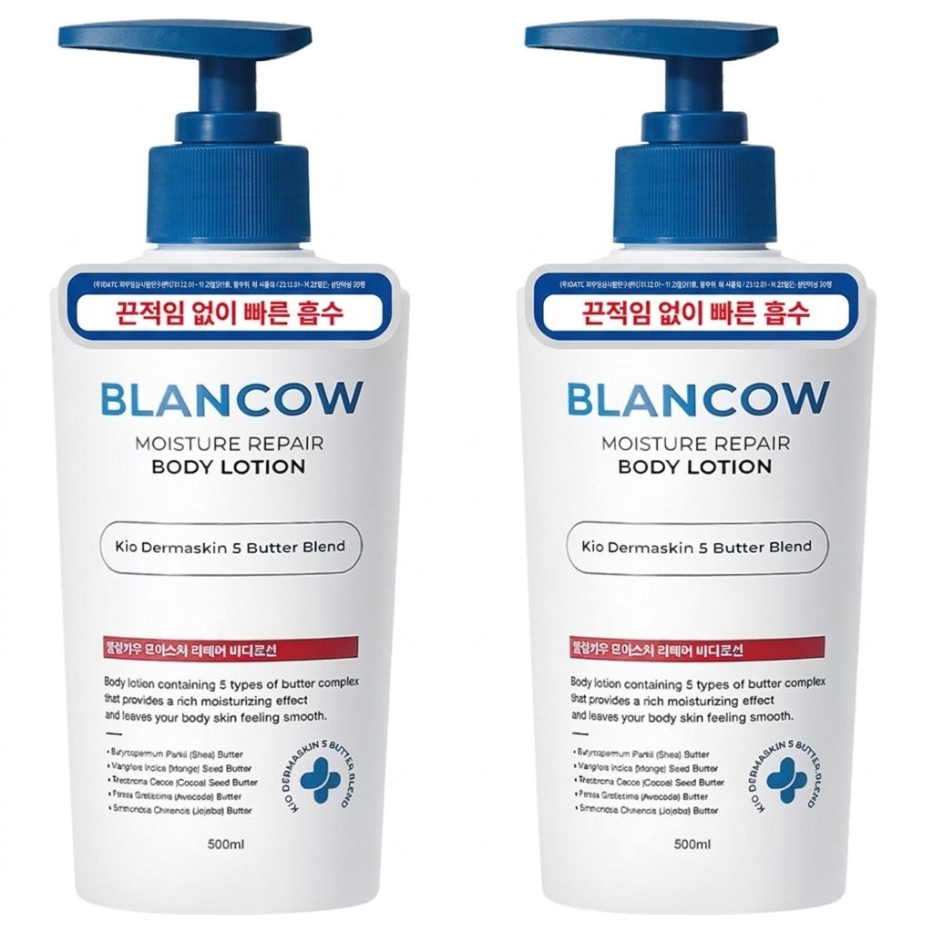 Blancow Moisture Repair — Körperlotion, 2 × 500 ml