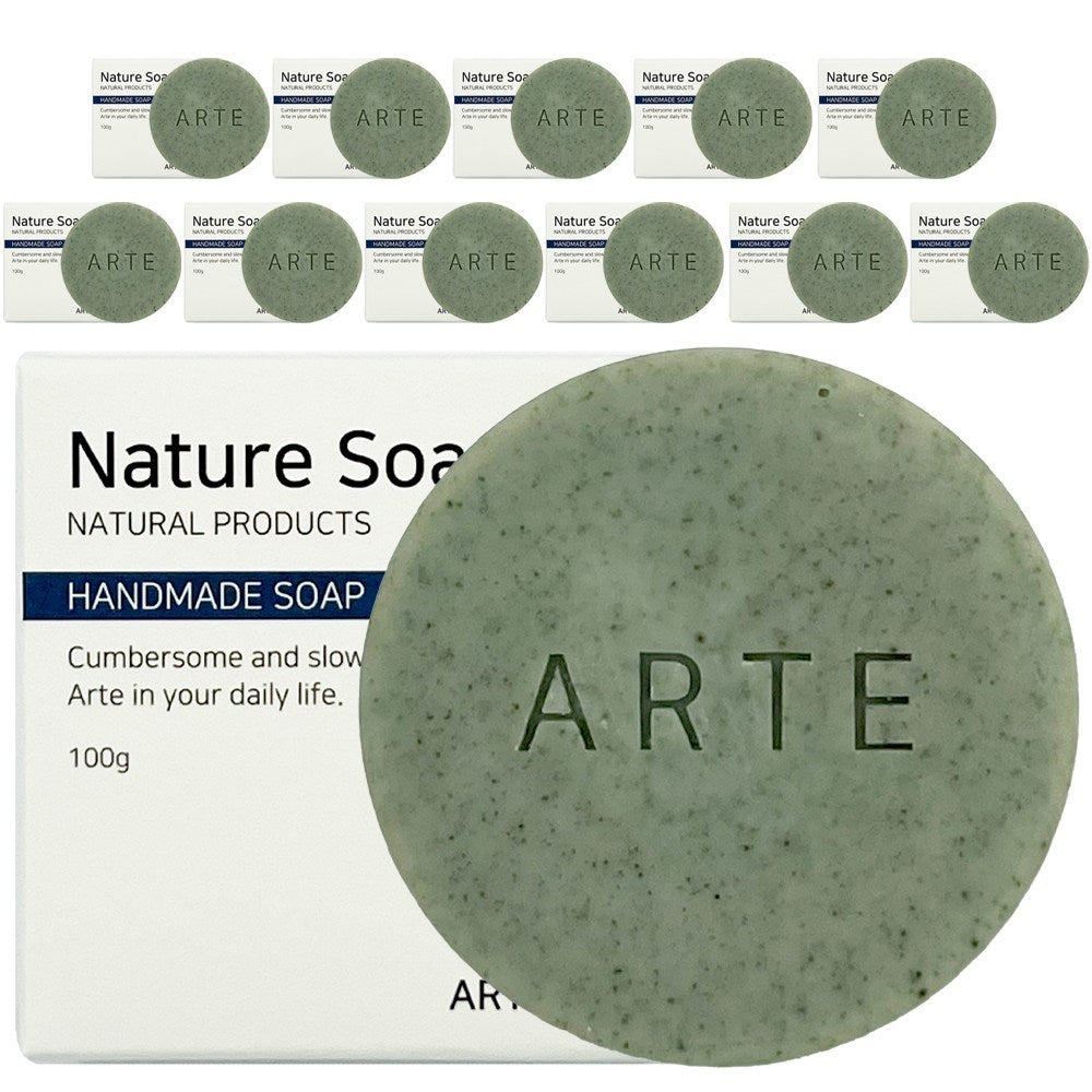 ARTE — Milde handgemachte Beifußseifen, 5 × 100 g