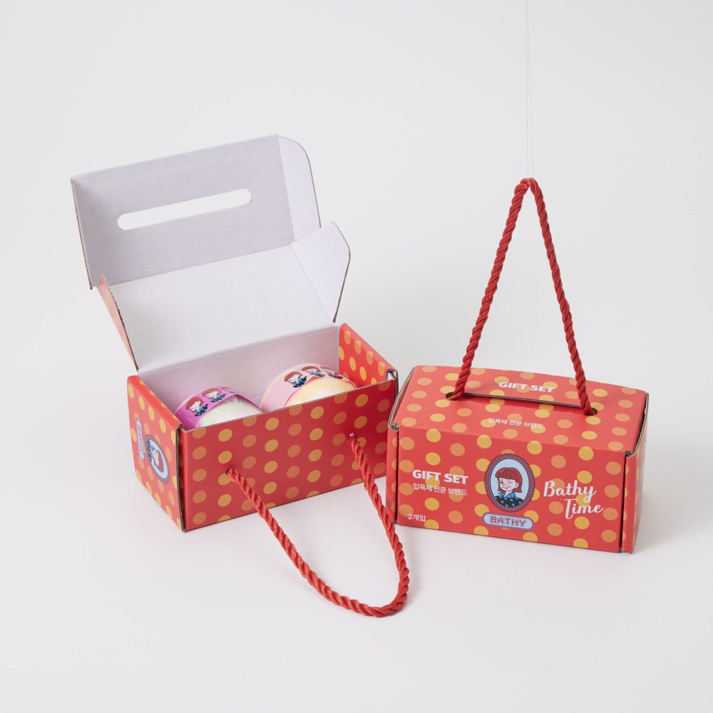 Baessi Sweet Duo — Geschenkset mit 2 schäumenden Badebomben, 280 g