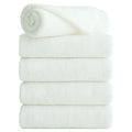 Towel Talk — Weiße Handtücher aus Bambusgarn, 200 g, 5er-Set